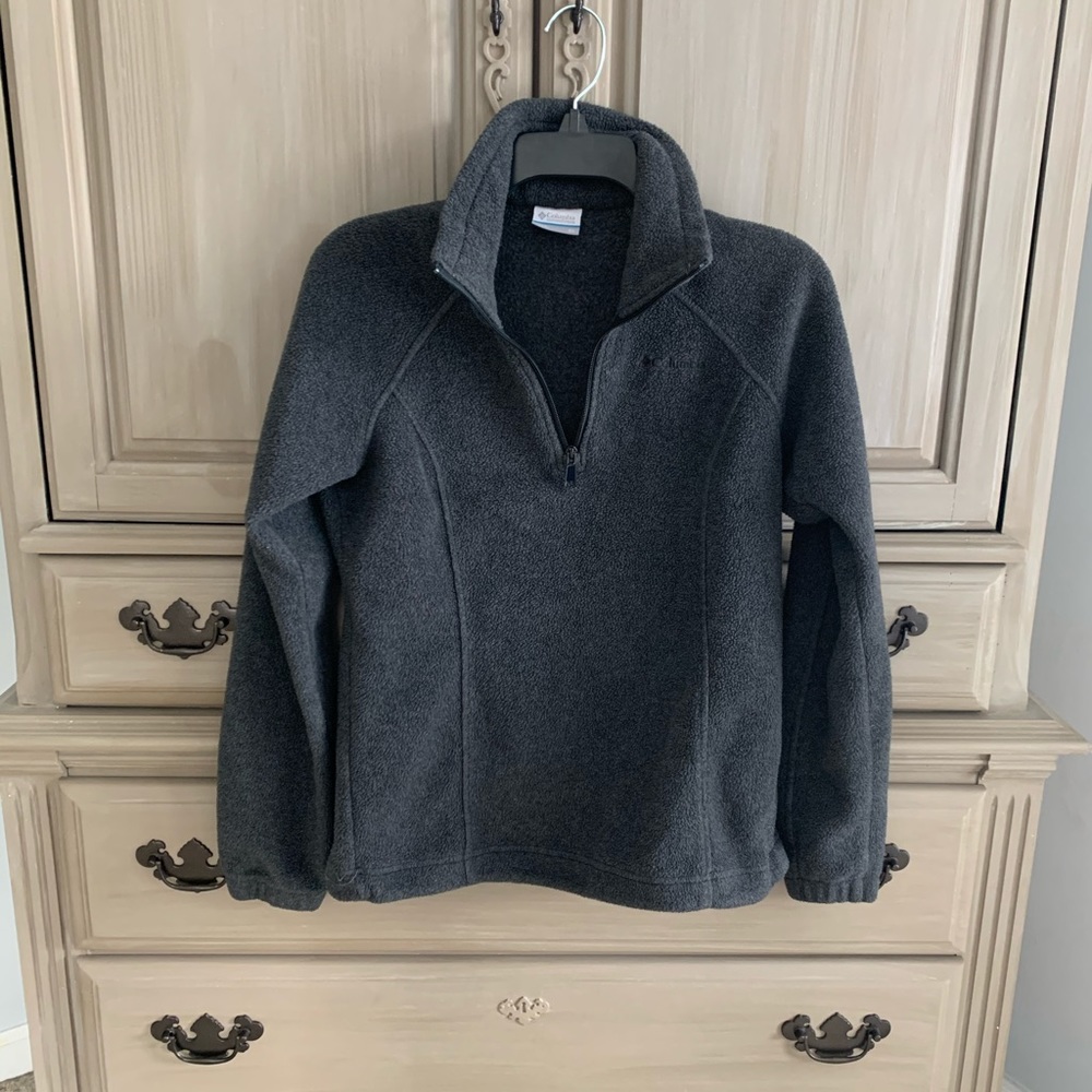 Columbia Fleece Pullover Gray size XS